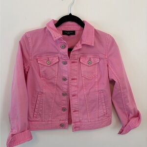 Talbots Pink Denim Jacket